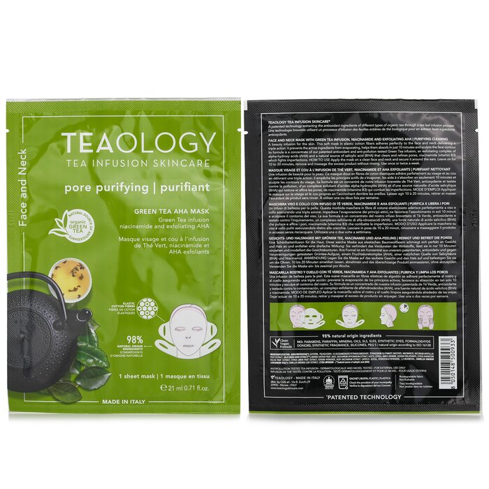 Green Tea Aha Face & Neck Mask - 21ml/0.17oz