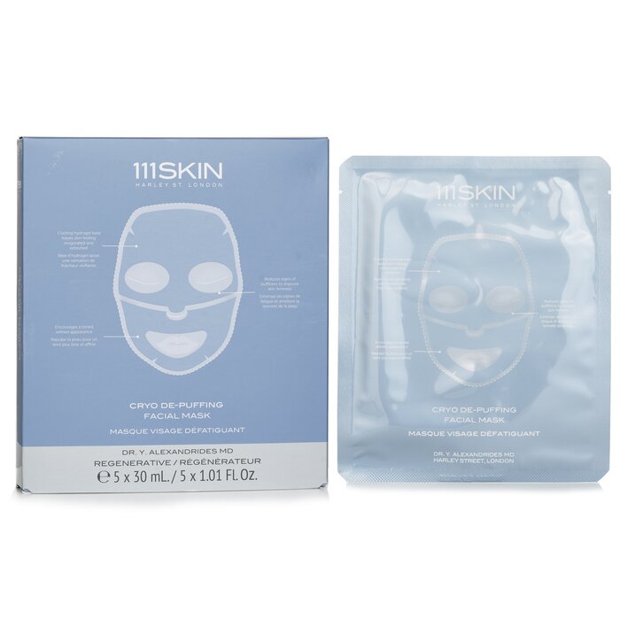 Cryo De-puffing Facial Mask - 5x30ml/5x1.01oz