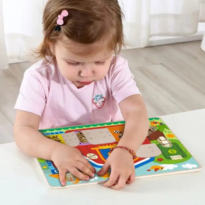 Latches Activity Board - 40x30x4cm