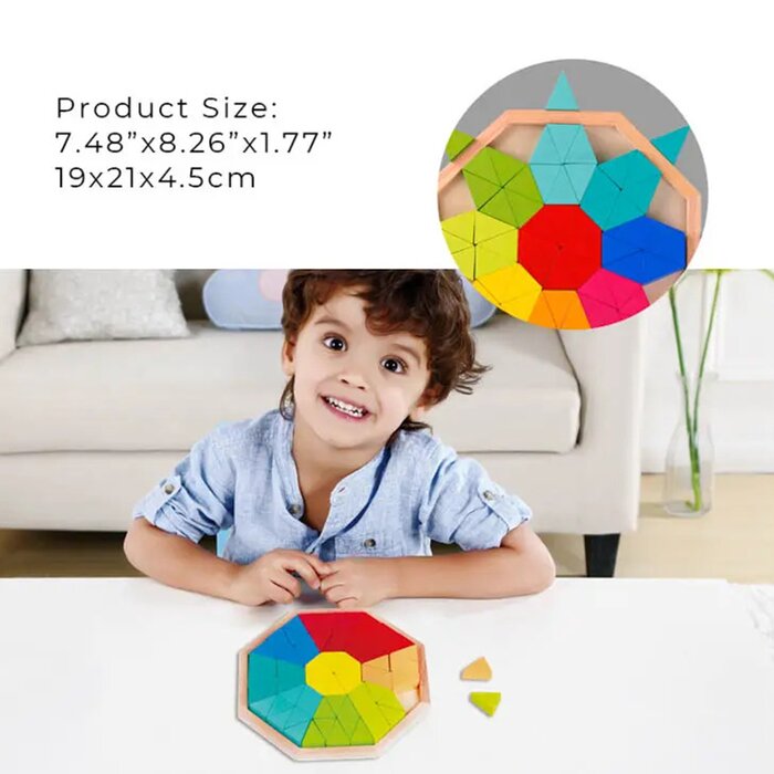 Octagon Puzzle - 19x21x5cm