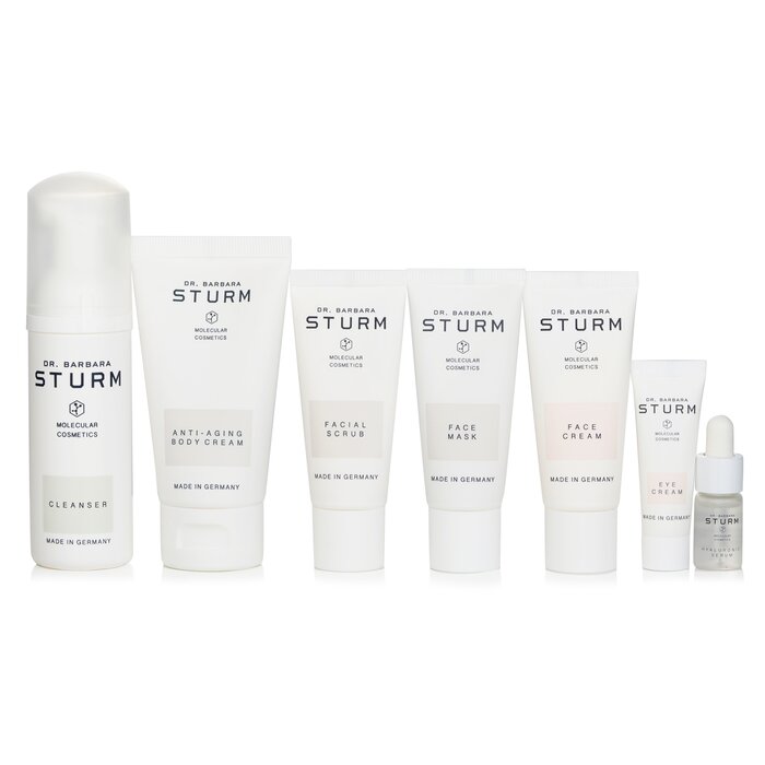 The Discovery Kit: Cleanser, Facial Scrub, Face Mask, Hyaluronic Serum, Eye Cream, Face Cream And Anti-aging Body Cream - 7pcs+1bag