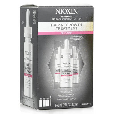 Hair Regrowth Treatment 2% Minoxidil For Women 90 Day - 3x60ml/2oz