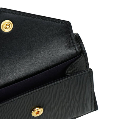 1mh021 Unisex Leather Embossed Tri-fold Wallet - Fixed Size