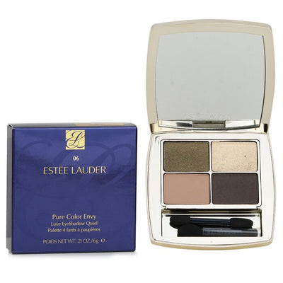 Pure Color Envy Luxe Eyeshadow Quad # 06 Metal Moss - 6g/0.21oz