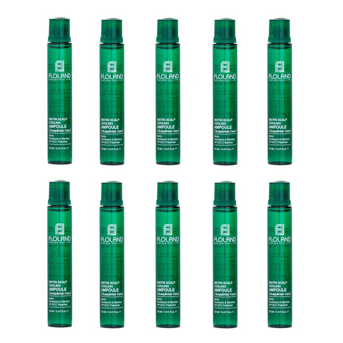 Biotin Scalp Cooling Ampoule (for Scalp & Hair Care) - 10x13ml/0.43oz