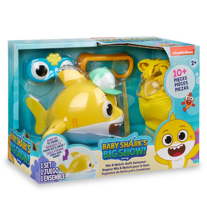 Babyshark - Mix And Match Bath Swimmer - 13x23x17cm
