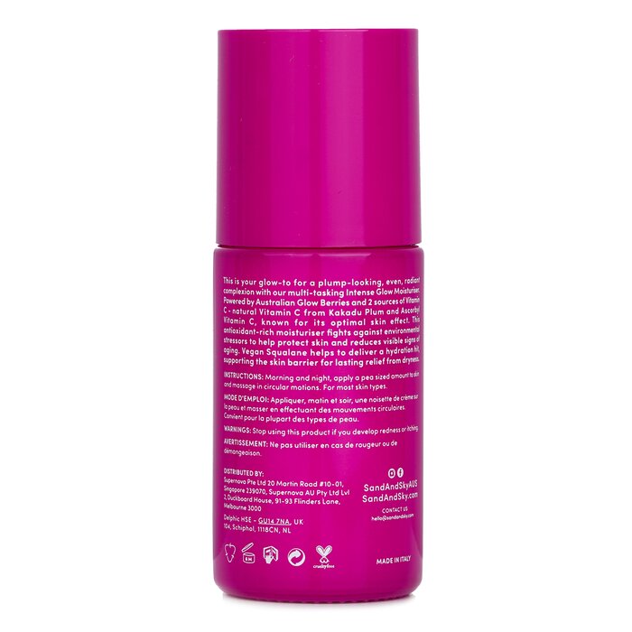 Australian Glow Berries Intense Glow Moisturiser - Nourish + Smooth - 60ml/2.12oz