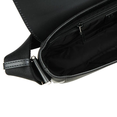 Techno Canvas Web Stripe Black Messenger Bag 630921 - Fixed Size
