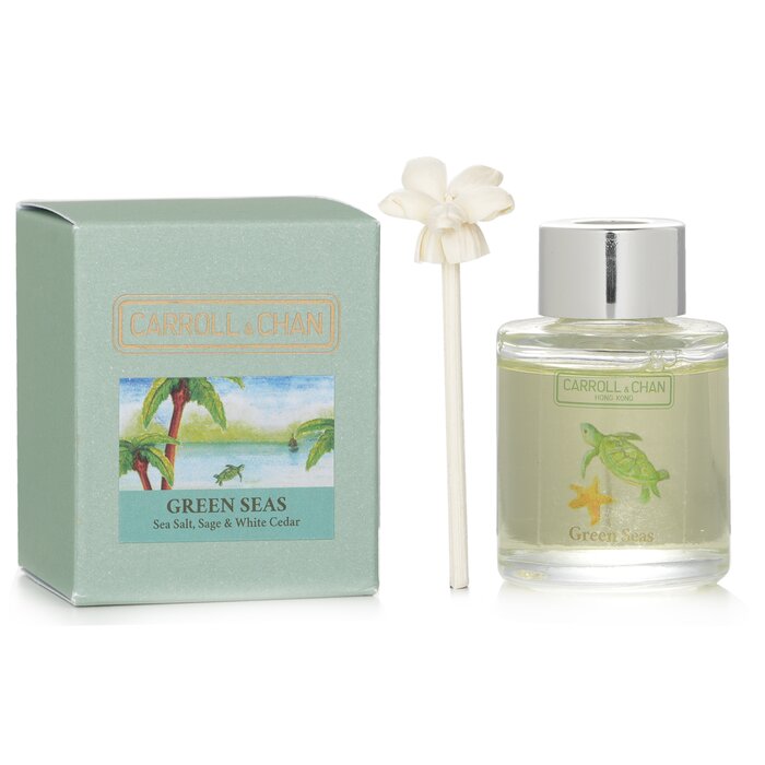 Mini Diffuser - # Green Seas (sea Salt, Sage & White Cedar) - 20ml
