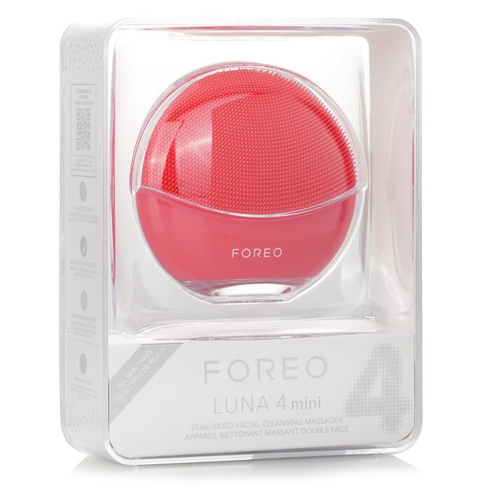 Luna 4 Mini Dual-sided Facial Cleansing Massager - # Coral - 1pcs