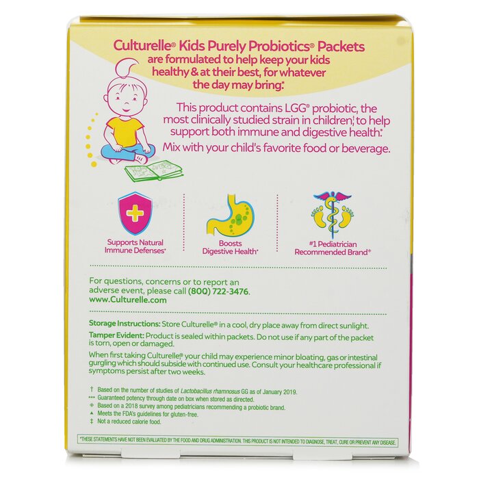 Culturelle Probiotics Kids - 30 Packets - 30pcs