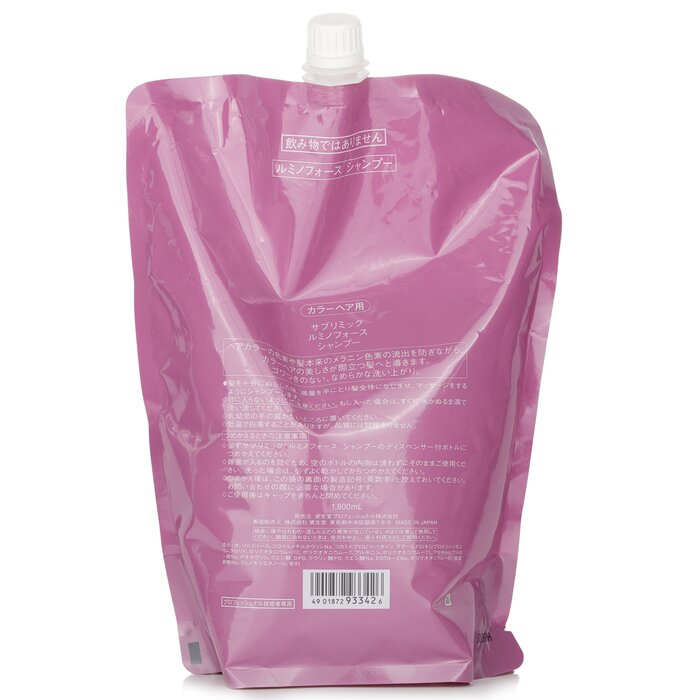 Sublimic Luminoforce Shampoo Refill (colored Hair) - 1800ml
