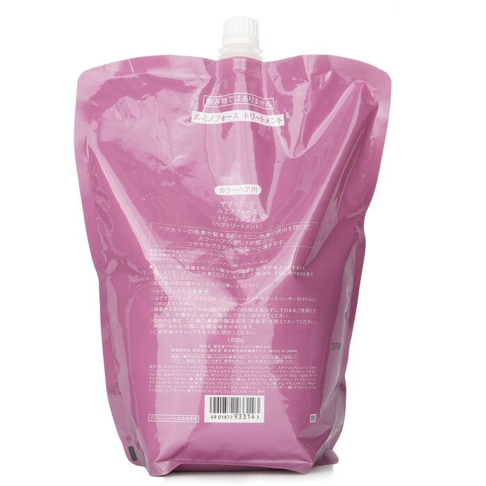 Sublimic Luminoforce Treatment Refill (colored Hair) - 1800g
