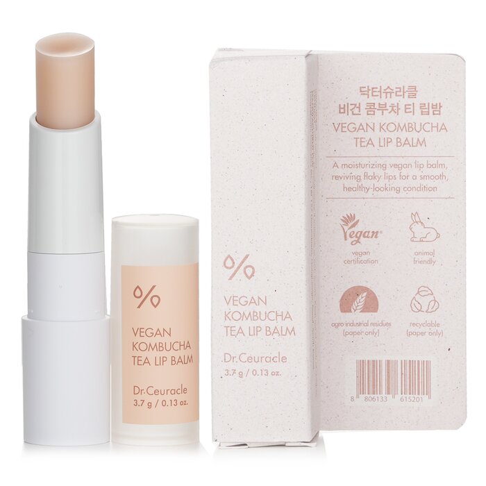 Vegan Kombucha Tea Lip Balm - 3.7g/0.13oz