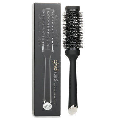 Ceramic Vented Radial Brush Size 2 (35mm Barrel) Hair Brushes - # Black - 1pc