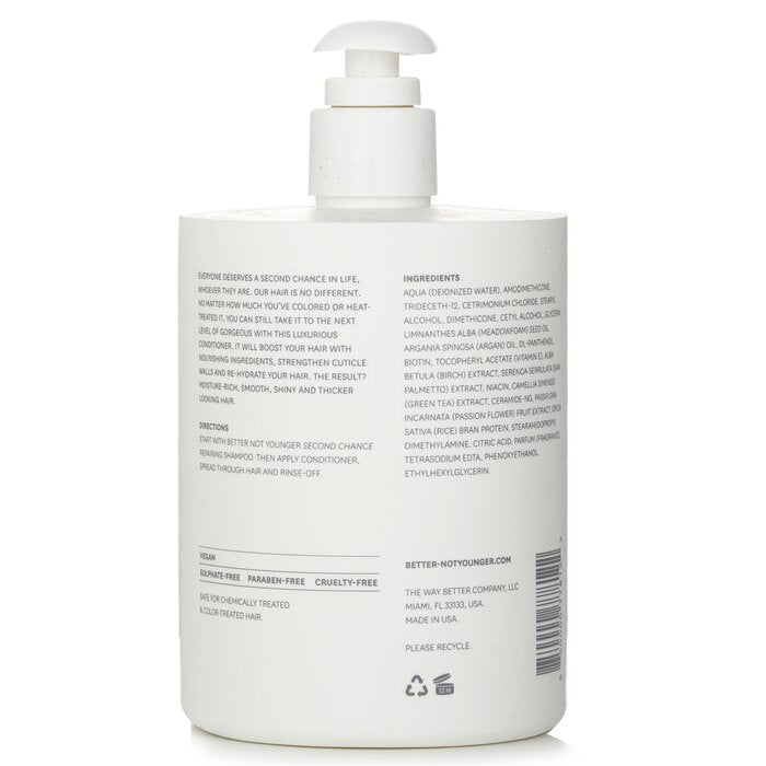 Second Chance Repairing Conditioner For Dry Or Damaged Hair - 473ml/16oz