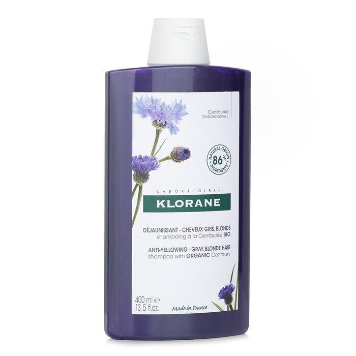 Shampoo With Organic Centaury (anti Yellowing Gray Blonde Hair) - 400ml/13.5oz