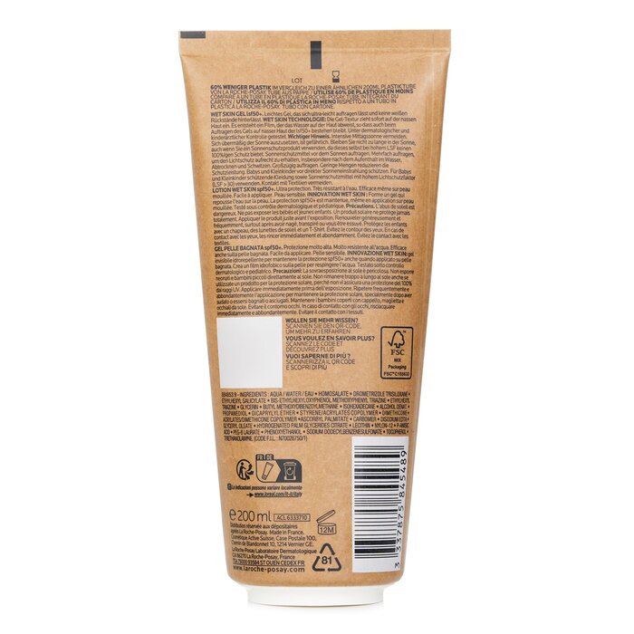 Anthelios Dermo Pediatrics Wet Skin Lotion Spf 50 - 200ml