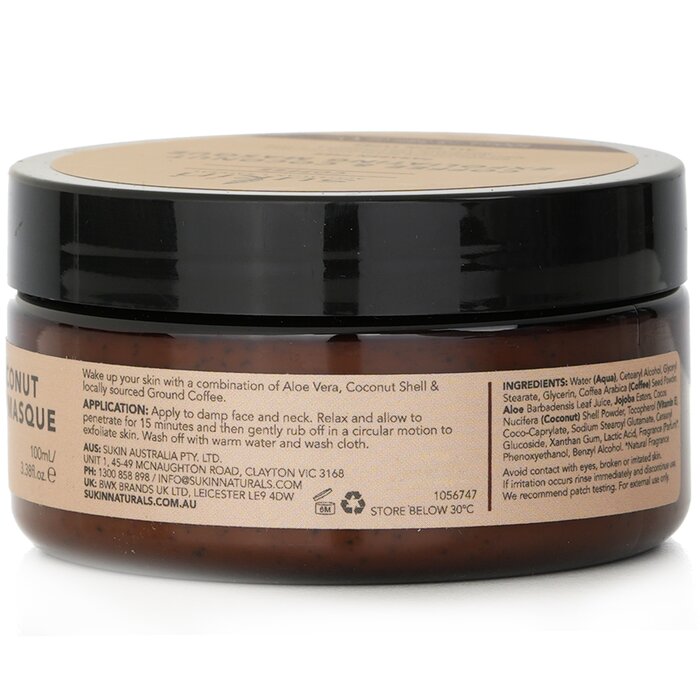 Natural Coffee & Coconut Exfoliating Masque - 100ml/3.38oz