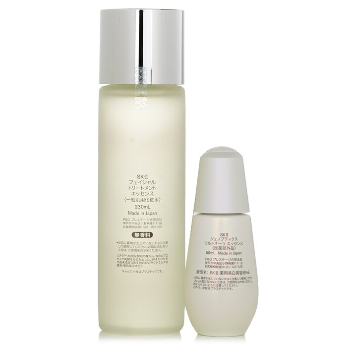 Ultraura Care Essentials Collection: Facial Treatment Essence 230ml + Genoptics Ultraura Essence 50ml - 2pcs