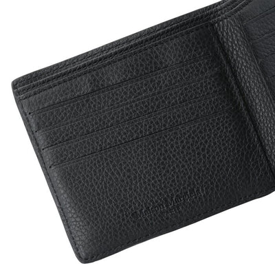 Four-stitches Bifold Wallet - Black