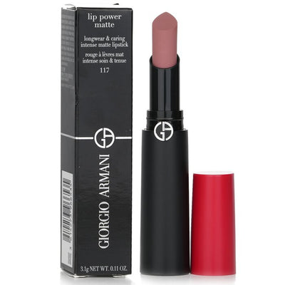 Lip Power Matte Longwear & Caring Intense Matte Lipstick - # 117 Graceful - 3.1g/0.11oz