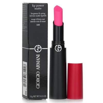Lip Power Matte Longwear & Caring Intense Matte Lipstick - # 508 Eccentric - 3.1g/0.11oz