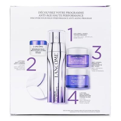 High Performance Anti-aging Skincare Set: Renergie Serum 50ml + Day Cream 15ml + Night Cream15ml + Eye Cream 5ml - 4pcs