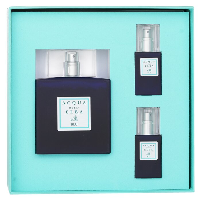 Eau De Parfum Blu Fragrance For Men Coffret: - 3pcs