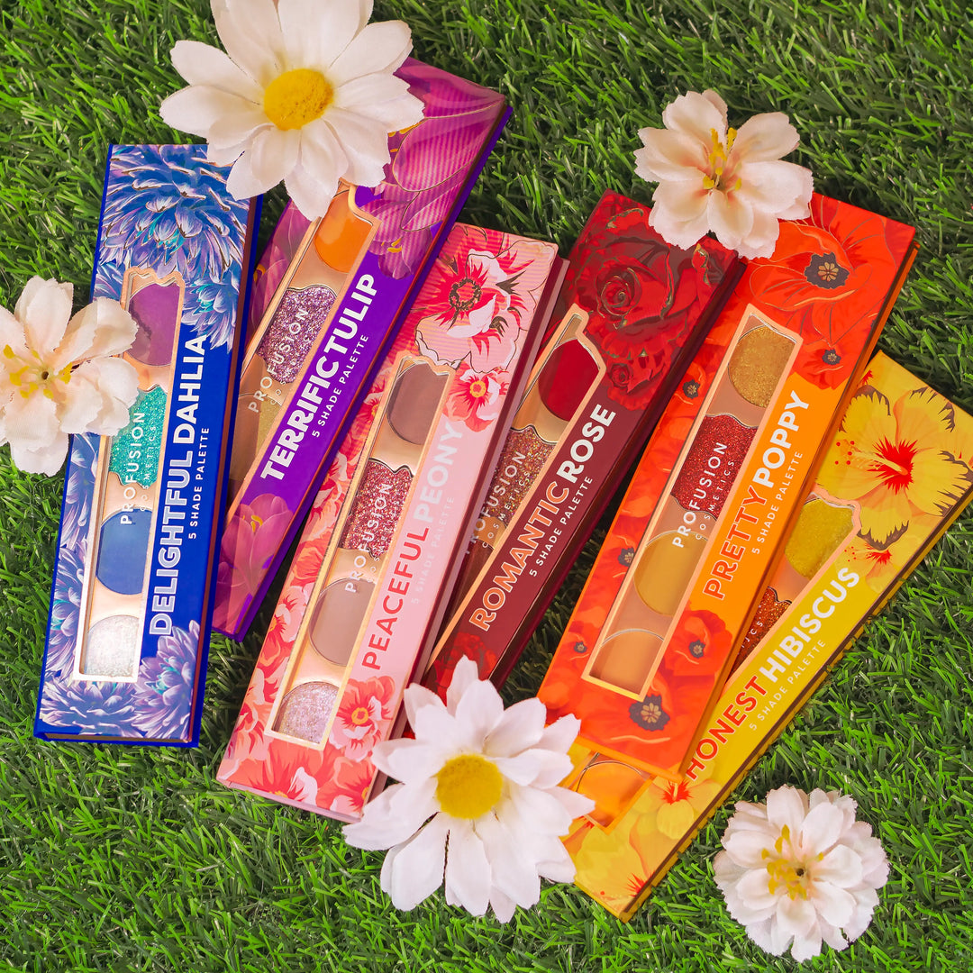 BLOOMING HUES | 5 SHADE PALETTES