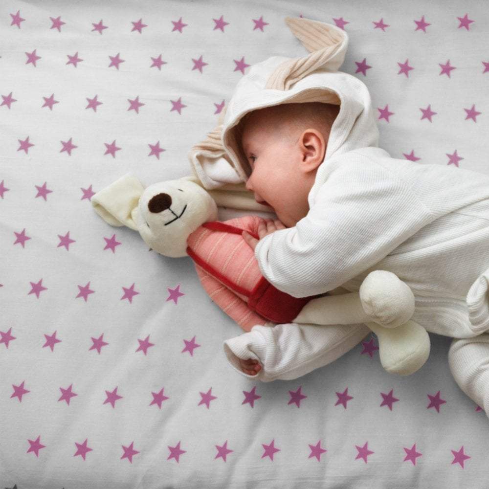 Crib Jersey Fitted Sheet 100% Cotton 40x90cm - Fits All Models