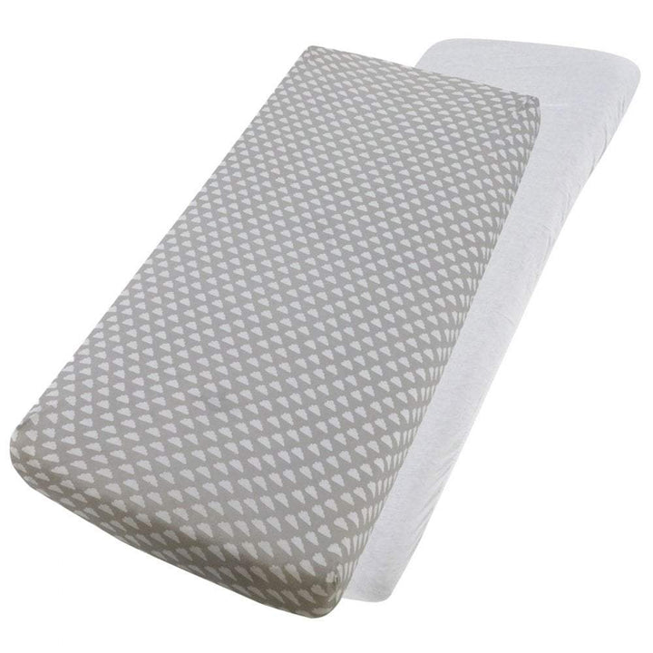 Crib Jersey Fitted Sheets 100% Cotton 40x90cm - Pack Of 4 - Fits All Models