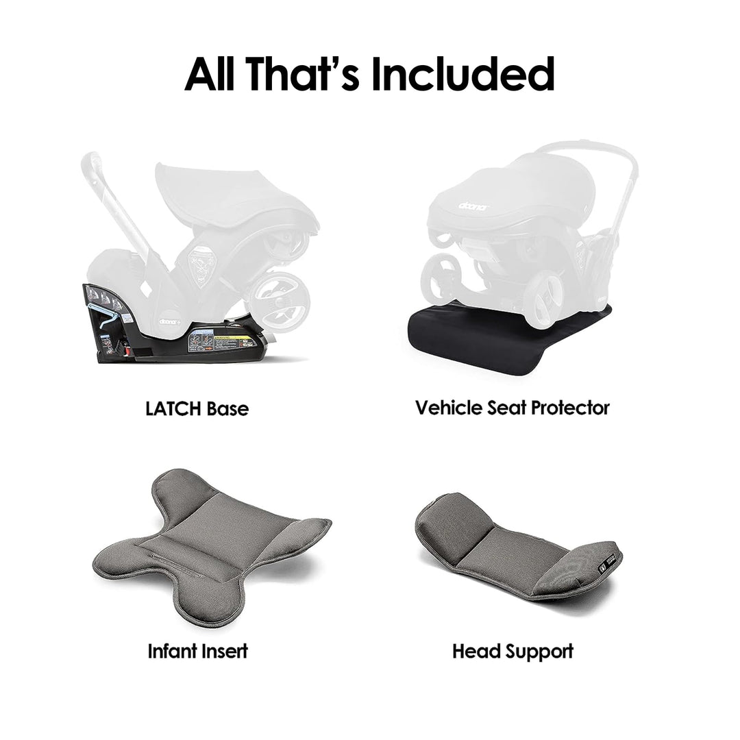 DOONA Nitro Black Car Seat & Stroller – All-in-One Travel System