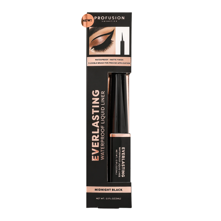 Everlasting Eyeliner | Waterproof Liquid Liner - Midnight Black