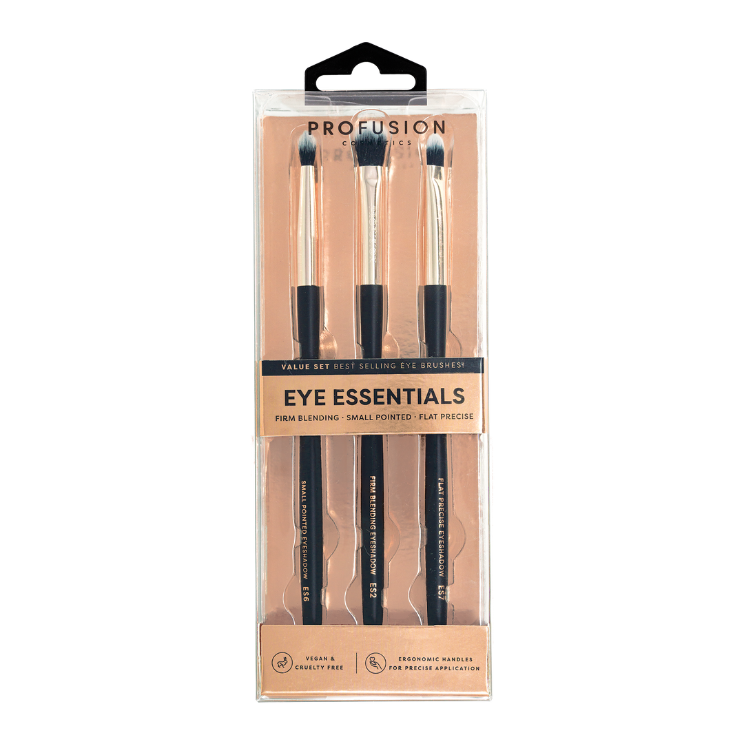Eye Essentials - 3 PC Eye Brush Set
