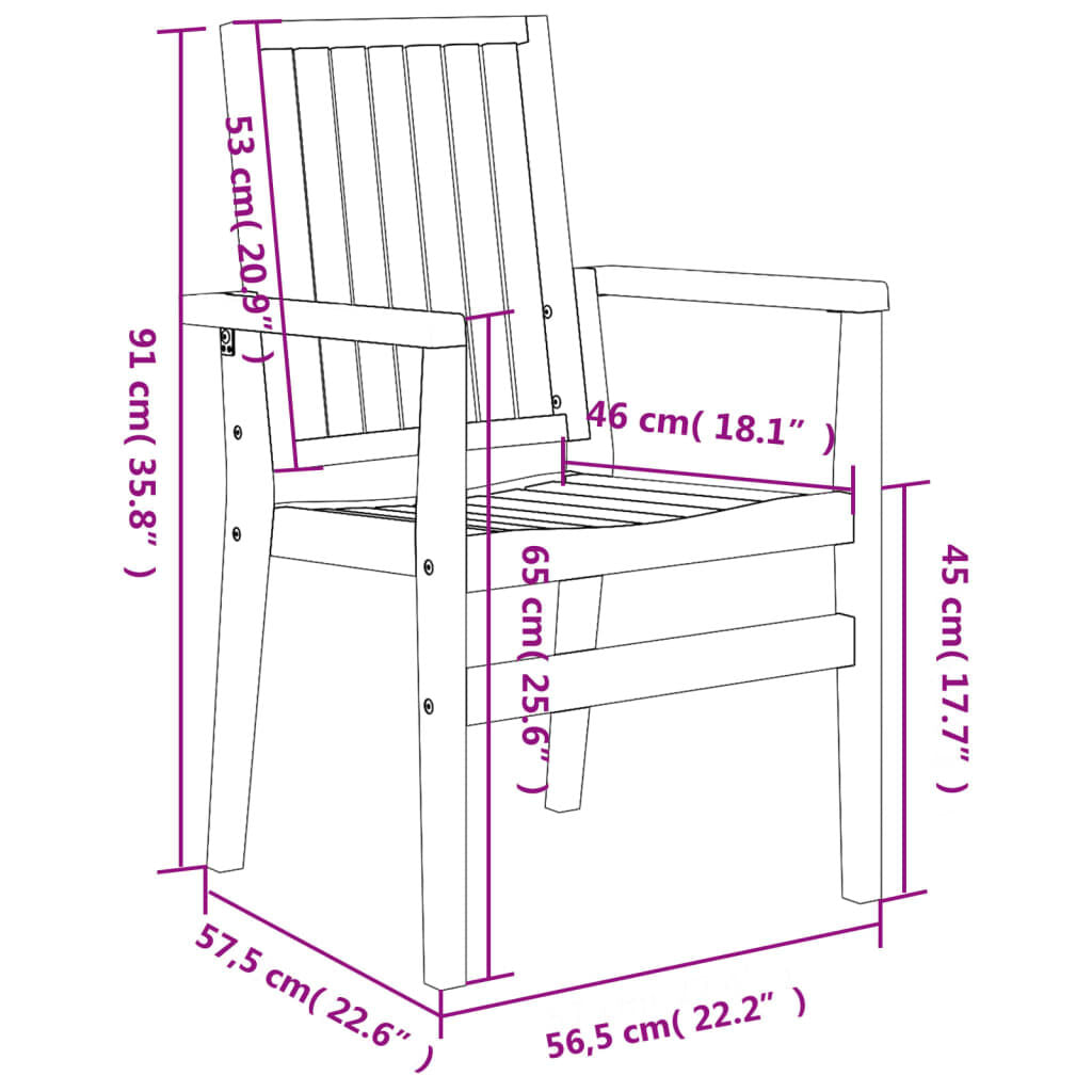 Nuril Teak Wood - 80cm