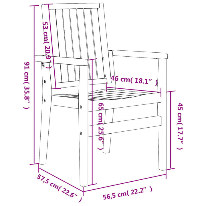 Nuril Teak Wood - 80cm