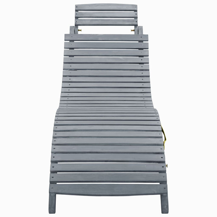 Velka Grey Acacia Wood - 190cm Foldable