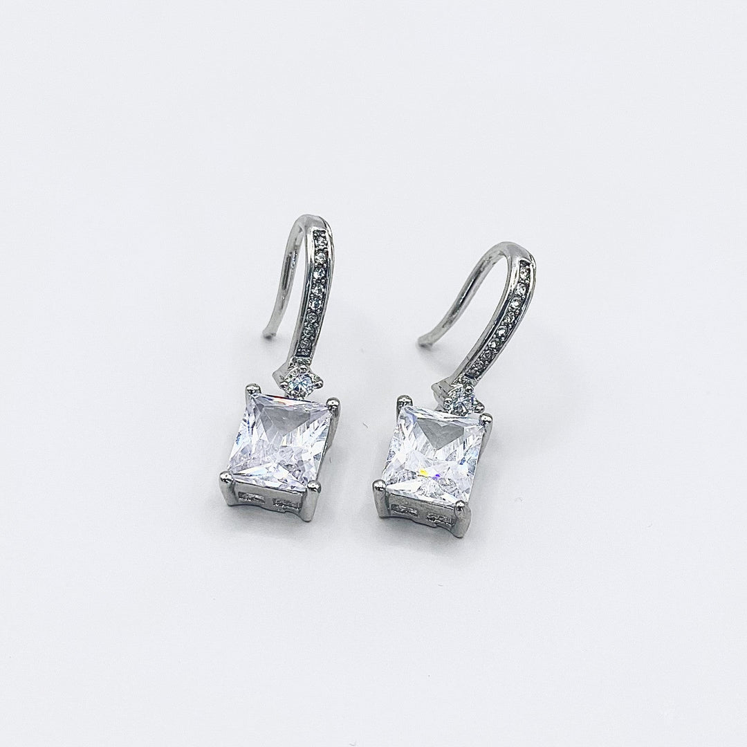 Ella Faceted Jewel Dangle Earrings