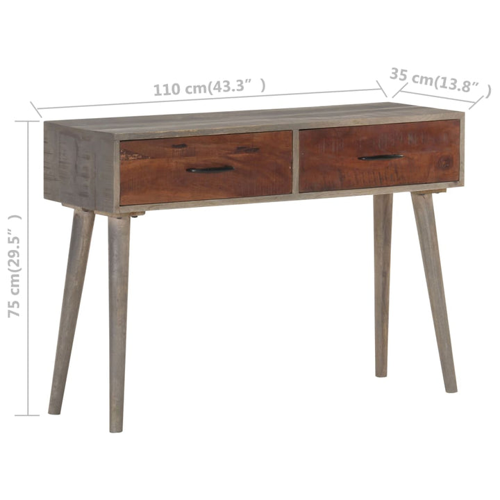 Luan Rough Mango Wood - 110cm
