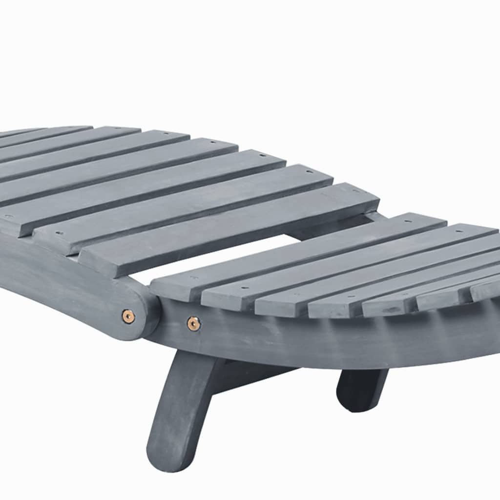 Velka Grey Acacia Wood - 190cm Foldable