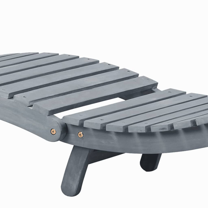 Velka Grey Acacia Wood - 190cm Foldable