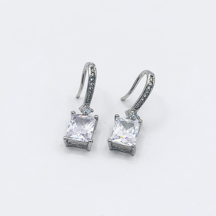 Ella Faceted Jewel Dangle Earrings