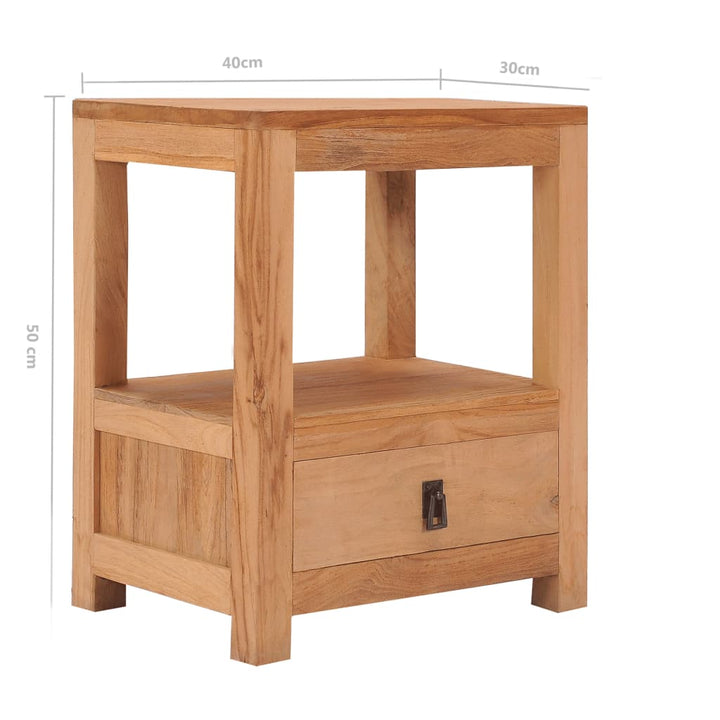 Lirien Teak Wood - 40cm Handmade & Fully assembled