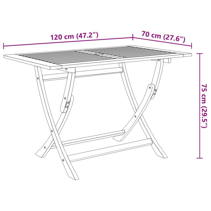 Dottal Acacia Wood - 120cm
