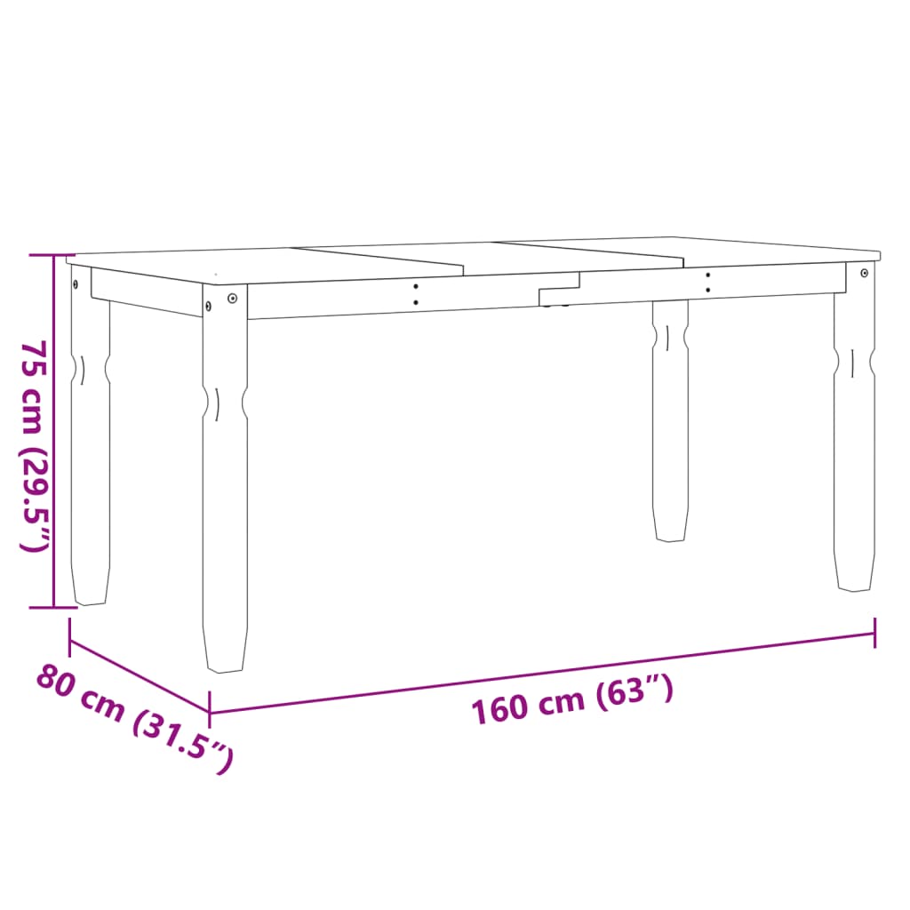 Bello Pinewood - 160cm