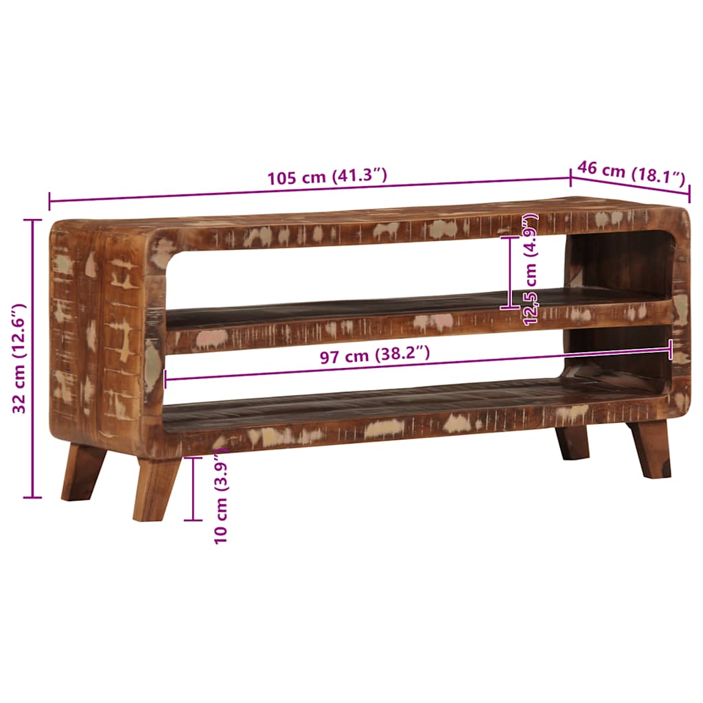 Meldra Reclaimed Wood - 105cm Handmade