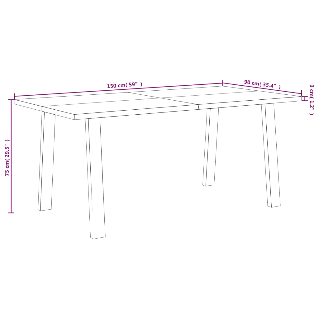Ardyn Acacia Wood - 150 & 200cm