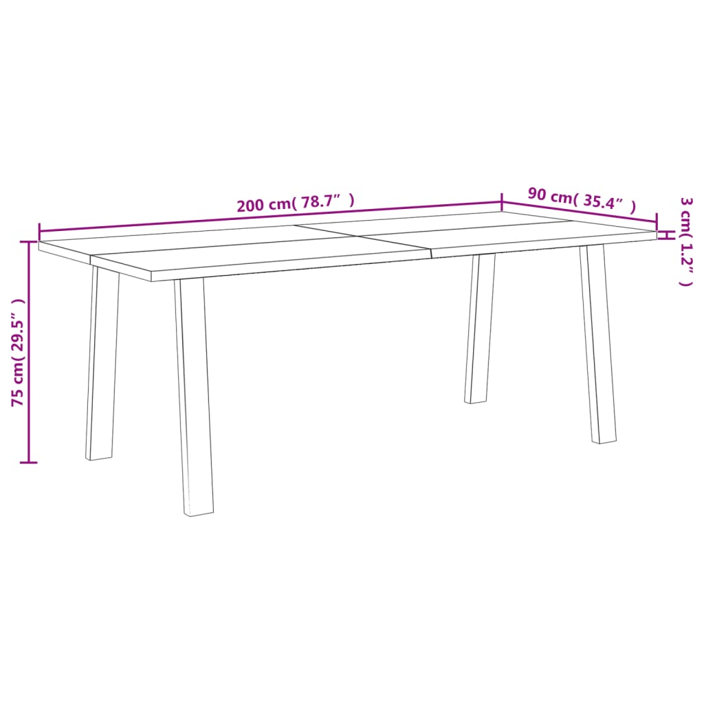Ardyn Acacia Wood - 150 & 200cm