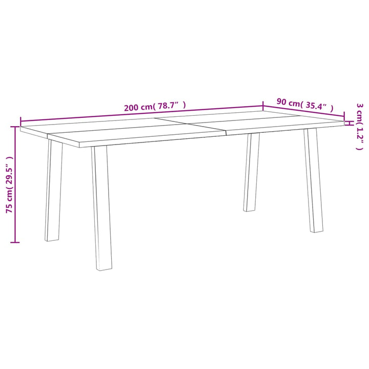 Ardyn Acacia Wood - 150 & 200cm